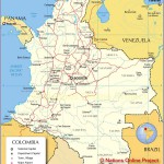 Карты Колумбии, полезные туристам и путешественникам